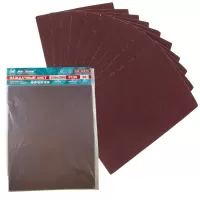 Наждачная бумага P 120, 230x280 мм, 10 листов, бумажная основа, "MAXIMUM" MX 11274